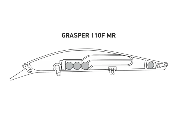 Vobleris LureMax GRASPER MR 110F – MR-026