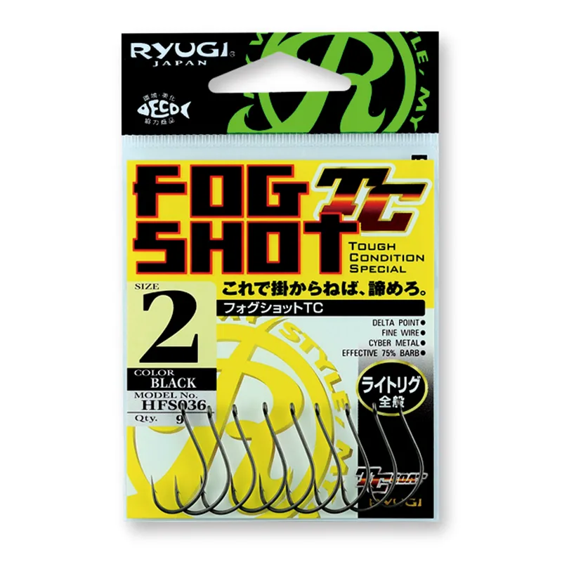 SASAME drop shot kabliukai HFS036 Fogshot TC – Size 5,