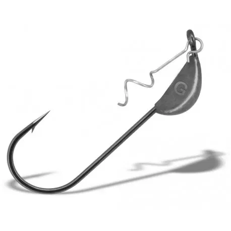 Ofsetiniai kabliukai su svareliu Gurza Worm Swim Bait Hook (W) – #1