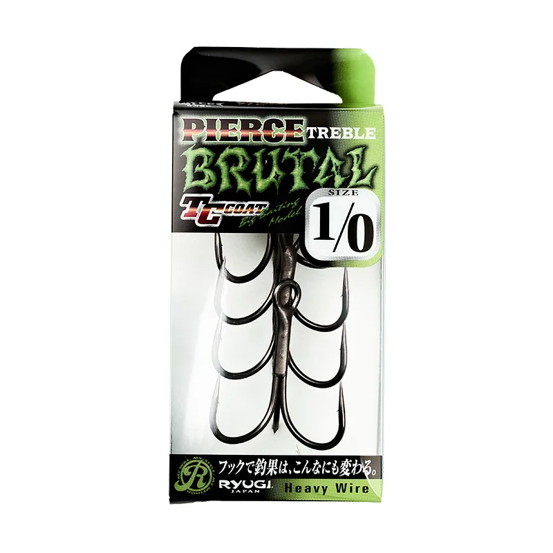 SASAME trišakiai HPB074 Pierce Treble Brutal – Nr.2, 5pcs/pack,
