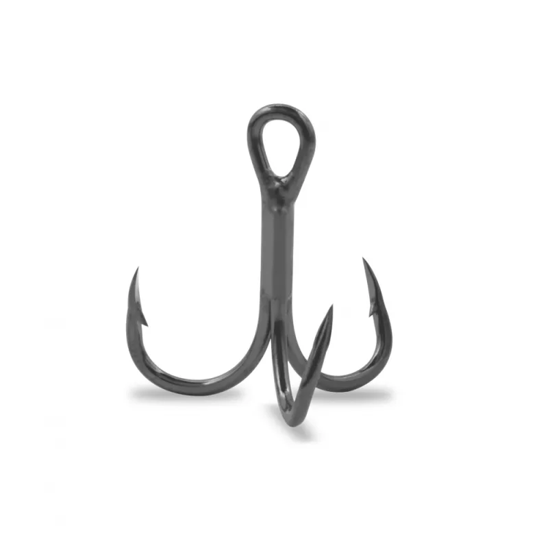Trišakiai kabliukai Gurza Round treble hook ST -48 TORNADO BC – #1/0 BC
