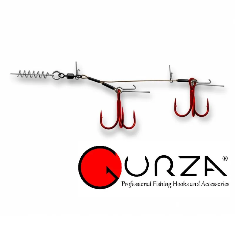 Apkaustas Gurza LOWER STINGER RIG ST-36 – Red