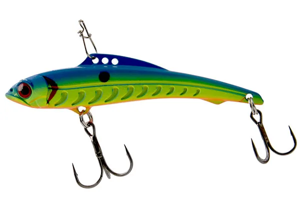 Vobleris vert. ECOPRO VIB  Roka Slim 90mm 28g – 015 Blue Canary
