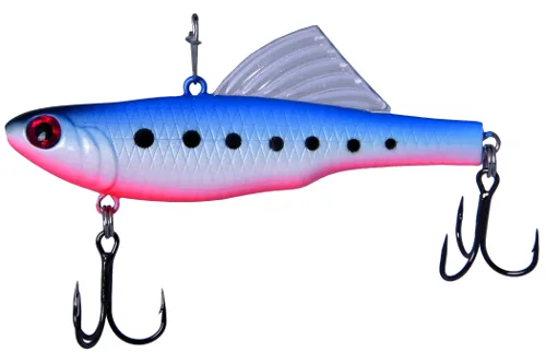 Vobleris vert. ECOPRO VIB Sandra-M – 55mm 8g  085 Milk Blue Shad